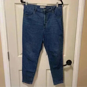 Everlane The Curvy High Rise Skinny Jean Sz 32 Crop